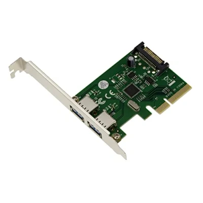Image de KALEA INFORMATIQUE Carte contrôleur PCI Express PCIe vers USB 3.1 2 Ports externes avec Chipset ASM1142 débit 10G