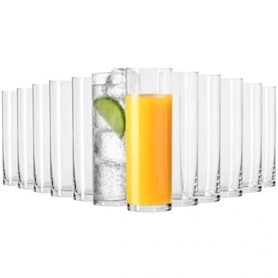 Image de Krosno Verre à Boisson Lot 12 Verres 200 ml Pure Collection A Destination des Particuliers et Professionnels, au Quotidien comme dans le Domaine Êvénementiel Lavable Lave vaisselle