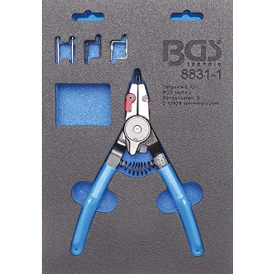 Image de BGS 8831 1 Pince à circlips pour internes/externes points échangeables 180 mm