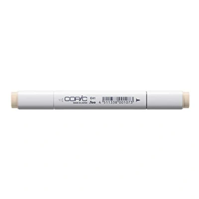 Image de COPIC Classic E41, Pearl White, Twin Marker avec Une Pointe Moyenne et Fine