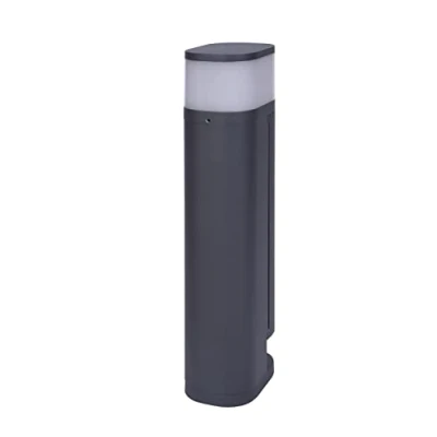 Image de BOLD 19509 Volo Lampe de Jardin Intelligente avec Prises et Cache (Colonne Outdoor) Anthracite (2X Schuko Smart Home (iOS &amp; Android) WLAN 9,5 x 13,5 45 cm G9 Max. 28 Watt 470lm)