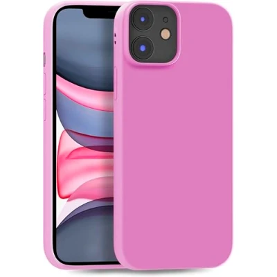 Image de MyGadget Coque pour iPhone 11 Case TPU Souple &amp; Soft Cover Protection Extra Fine Légère Étui Coloré Anti Choc et Rayures Mauve Rose