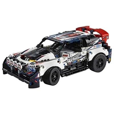 Image de LEGO 42109 Technic La Voiture de Rallye contrôlée, Kit Construction, Maquette Télécommandée, Jouet pour Enfant 9 Ans +