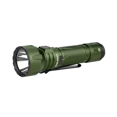 Image de OLIGHT Javelot Lampe de Poche Tactique 1350 Lumens 730M Torche Puissante Étui en Nylon Disponible IPX8 étanche Peut être Utilisé à l&#039;Extérieur Vert