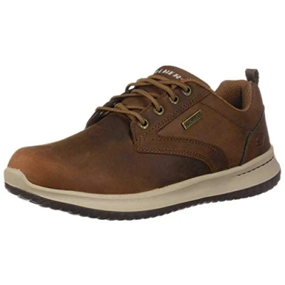 Image de Skechers Men&#039;s DELSON Antigo Oxfords, Brown (Brown Cdb), 10.5 UK (45.5 EU)
