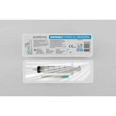 Image de 30 Pièces Seringue 10ml Avec Aiguille 21g Luer Slip Plastique De Qualité, Alimentaire, Dosage Mesure Liquides (10 ml / PCS)