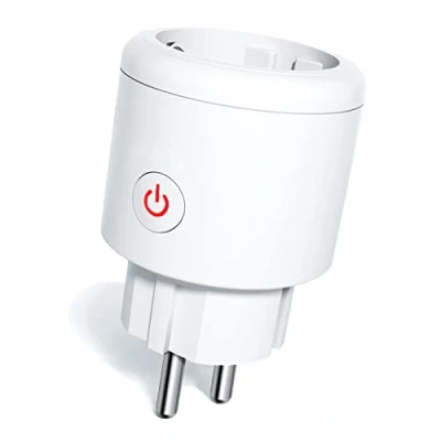 Image de ZigBee Prise Connectée, Intelligente avec Surveillance de la consommation, 16A Alexa Contrôle à Distance compatible Alexa/Google Home,Fonction Temps,Commande Vocale,Hub Requis 1PCS