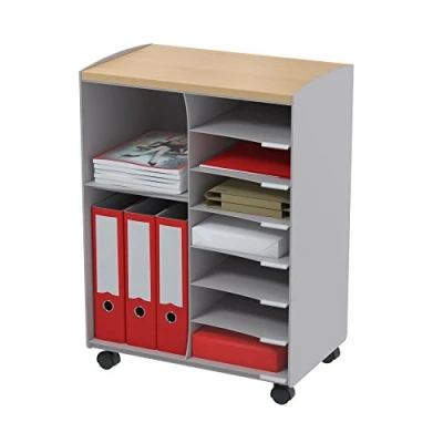 Image de Paperflow DC09N.02.23 Desserte avec structure/case en polystyrène Gris
