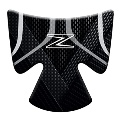 Image de Motorcycle PROTECTION RÉSINÉE ZONA, compartiment clé allumage adhésif effet 3D, compatible avec KAWASAKI Z900 (NERO), Noir