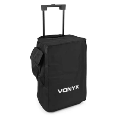 Image de VONYX SC12B Housse pour Enceinte 12 Pouces Convient aux Enceintes Série AP &amp; VSA, Idéale Abriter Vos de la Pluie et l&#039;Humidité