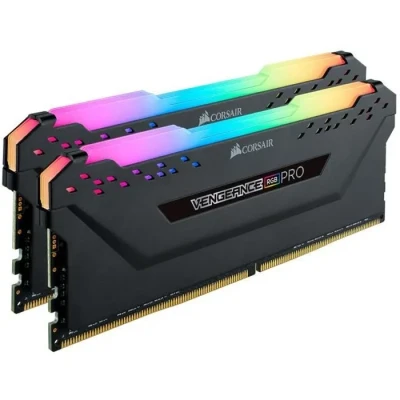 Image de Corsair Mémoire de bureau Vengeance RGB PRO 32 Go (2x16 Go) DDR4 3600 (PC4 28800) C18 Noir