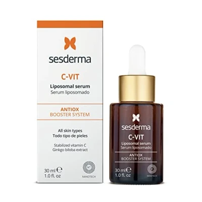 Image de Sesderma C VIT Sérum Liposomal peau hydratée et radieuse antioxydant Premiers signes de l&#039;âge Pigmentation vitamine pour le visage Soin professionnel la 30 ml
