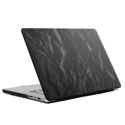 Image de Coque en velours MacBook Air 13 pouces (2022) / (2024) M3 chip A2681 A3113 Noir SELENCIA®