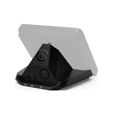Image de Elgato XLR Dock pour Stream Deck +, interface micro vers USB, console de mixage audio personnalisable, gain 75 dB/alimentation fantôme/technologie Clipguard Mac/PC, non inclus
