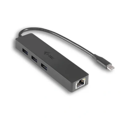 Image de i tec Advance USB C Slim Passive HUB 3 Port + Gigabit Ethernet Adapter Neuf