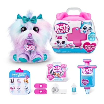 Image de Pets Alive Pet Shop Surprise Series 3 Puppy Rescue by ZURU, Yorkshire, Nurture Play