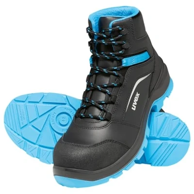 Image de Uvex Homme Xenova 9556243 ESD Bottes de sécurité S3 Taille 43 1 Paire, Bleu/Noir