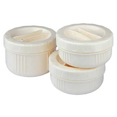 Image de Isosteel pc9683 Lot de 3 Pièces en Plastique Conteneur pour 1,5 L Récipient Isotherme VA 9683at 9683/Va