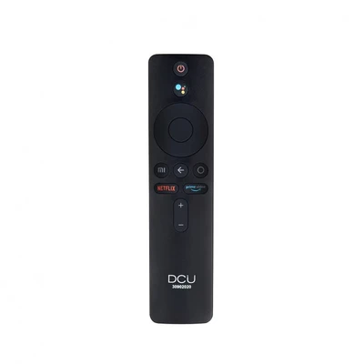 Image de DCU Tecnologic Télécommande pour Xiaomi MI téléviseurs TV avec de Commande vocale Bouton Netflix et Prime Video Noir