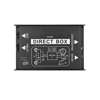Image de Hduacuge Convertisseur Audio Single Channel DI Box Passive Direct Injection Isolator