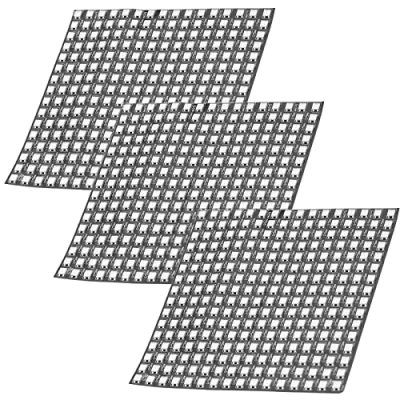 Image de AZDelivery 3 x Matrice de Led RGB WS2812B 16x16 256 Module flexible 5050SMD IC Fonctions couleur adressables individuellement avec DC5V Compatible Raspberry Pi