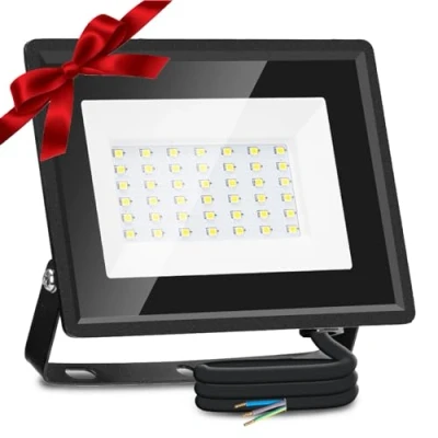 Image de Aigostar Projecteur LED Extérieur 30W 2510lm Exterieur Blanc Froid 6500K Spot IP65 Imperméable 42 LEDS Lumiere pour Jardin,Patio,Cour,Garage