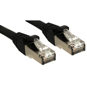 Image de Lindy Cat.6 SSTP / S/FTP PIMF Premium 30.0m câble de réseau Noir 30 m Neuf