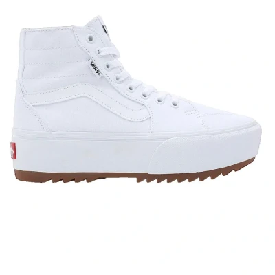 Image de Vans Femme Filmore Hi Tapered Platform St Basket, Canvas White, 42 EU
