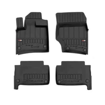 Image de FROGUM 3D407442 Ensemble de tapis sol Caoutchouc avant et arrière 4 noir Sur mesure AUDI: Q7