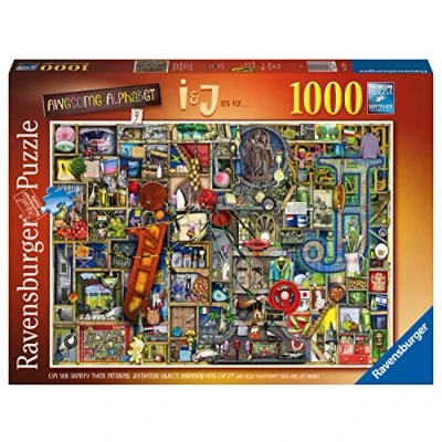 Image de Ravensburger Colin Thompson Superbe Alphabet I &amp; J Puzzle de 1000 pièces pour Adultes et Enfants à partir 12 Ans, 16976, Multicolore, 69,9 x 49,7 0,2 cm