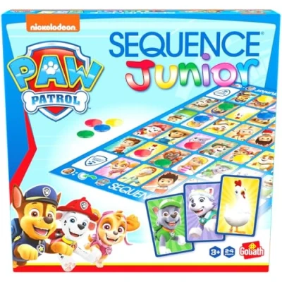 Image de Sequence Junior Edition Pat&#039;Patrouille Jeu De Société pour Enfants dès 3 Ans Version Cartes Images Les Petits avec Personnage Pat Patrouille Stratégie Famille 2 à 4 Joueurs