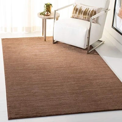 Image de Safavieh Grand Tapis de Salon rectangulaire pour Une Utilisation en intérieur, Polypropylène, Marron, 120 X 180 cm
