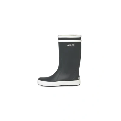 Image de Aigle Lolly POP 2 Bottes en Caoutchouc pour enfants, Taille: 30, Marine/blanc naturel