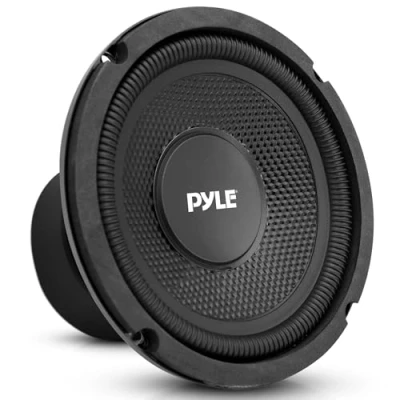 Image de Pyle 1 x PLMW63 Subwoofer 16,5 cm 165 mm Diamètre 6,5&quot; 75 W RMS 150 Max Bobine Acoustique Unique 4 ohms Suspension en Caoutchouc pour Voiture