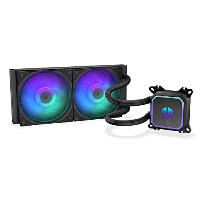 Image de ENDORFY Navis F240 ARGB, Refroidissement AIO CPU, Largeur 240 mm, rétro éclairage Hautes Performances et Fonctionnement Silencieux EY3B004