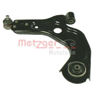 Image de METZGER 58041101 Bras de suspension avec rotule suspension, support en caoutchouc Essieu avant gauche, inférieur barre oscillant transversal
