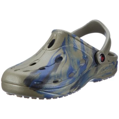 Image de Chung Shi Unisexe Dux Clog, Sabot, Khaki/Navy/Noir, 43 EU