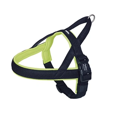 Image de Nobby Mesh Preno Harnais Norvégien pour Chien Jaune Néon 68 85 cm + 54 cm/40 45 mm