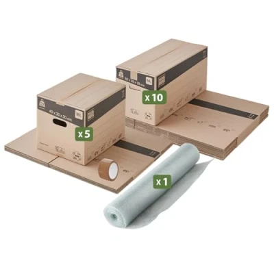 Image de Pack and Move Kit déménagement économique + 1 adhésif offert