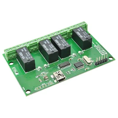 Image de Module de relais USB (4 canaux, alimenté par 5 V)