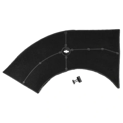 Image de vhbw Filtre à charbon actif compatible avec Faure FHT6136B, FHT6136W, FHT6136X hotte aspirante 28 x 13,3/9,5 2,6 cm