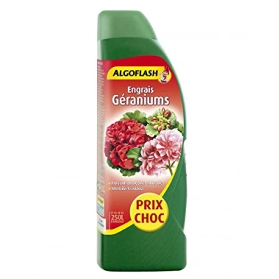 Image de ALGOFLASH Engrais Geraniums liquide 1 litre