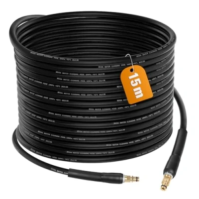 Image de MOPEI 15 M Flexible Haute Pression pour Karcher K2 K3 K4 K5 K6 K7, Quick Connect Plug