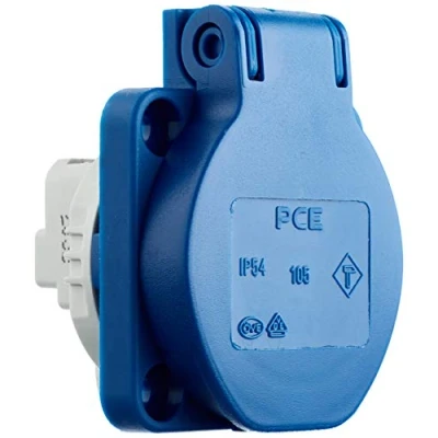 Image de PC Electric PCE1050B Prise encastrable 50 x Bleu IP54