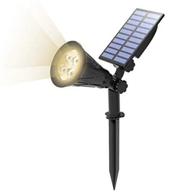 Image de T SUN Lampe Solaire Extérieur, Projecteur, Extérieur sans Fil Etanche IP65 Jardin avec 180 Réglable Spot pour Jardin, Cour, Chemin, Allé. (4000K Blanc Natuiel)