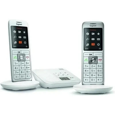 Image de Gigaset CL660A Duo Téléphone fixe sans fil Répondeur 2 combinés Blanc [Version Française]