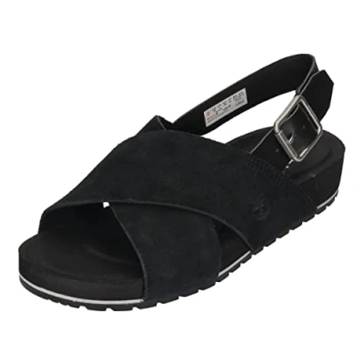 Image de Timberland Malibu Waves Basic, Sandale Femme, Suède Noir, 40 EU