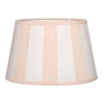 Image de Brillibrum Abat jour design à rayures Culot E27 Maximum 40 W Avec motif Beige/crème