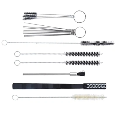 Image de kit de Nettoyage pour Pistolet Pulvérisation, 19 Pièces Ensemble Outils systèmes Peinture,verrou pontet, Peinture