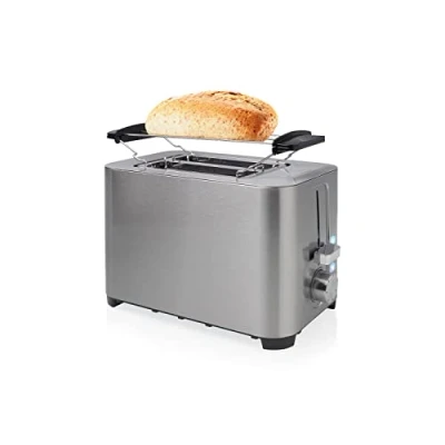 Image de Grille pain Princess Steel Toaster 2 850 W Fonctions décongélation, annulation, réchauffage Support à viennoiseries